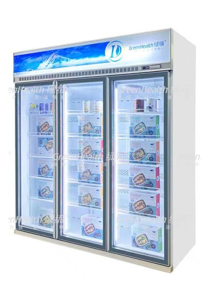 Vertical 5 Layers 2 Door Commercial Display Freezer -22 Degree