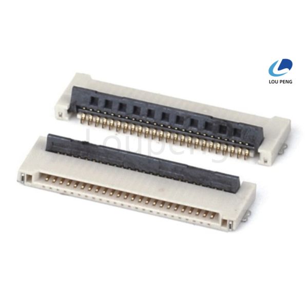 Phosphor Bronze Solder Tab FPC FFC Connector 2 To 50 Pins Flexible Printed Circuit Cable Connector Electrical Connection