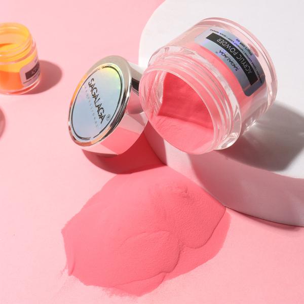 Rich Pigment Colored Acrylic Dipping Powder for Nail Extension Excellent Nail Art Effect DIY Clear Powder Mix Glitter