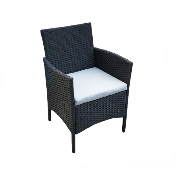 SGS Approval Rattan Bistro Chair , Rattan Garden Armchair L52cm