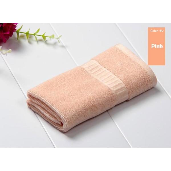 100% Square Bamboo Fiber Tower, Eco-friendly 34cm*34cm,Blue/ Green/Pink/ khaki