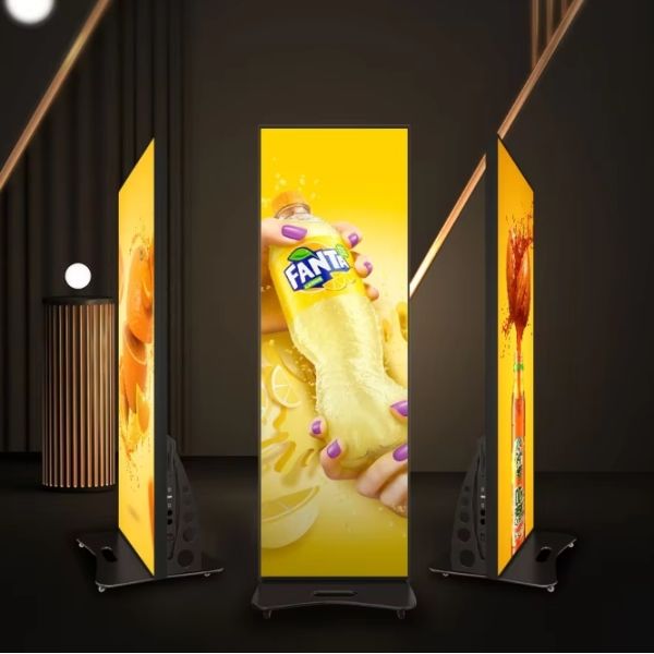 Energy-saving,Seamless Splicing Indoor P1.86 LED Screens Poster Advertising Video Player 100,000 Lifespan