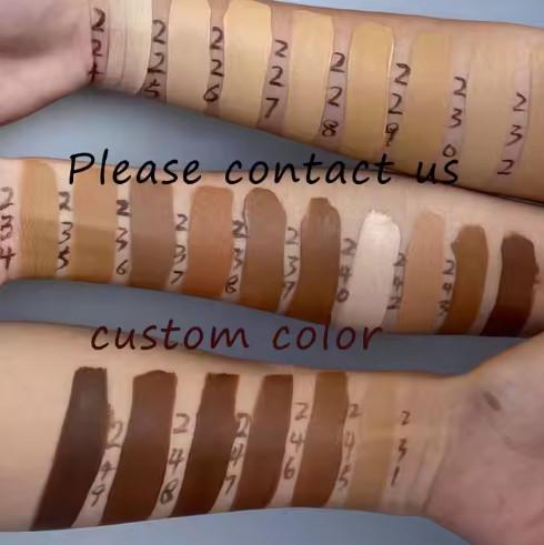 OEM / ODM Makeup Foundation Matte Natural Waterproof Matt Liquid Makeup Private Label Foundation for Women