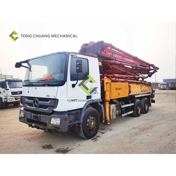 2014 Sany Heavy Industry 38 Meters Mercedes Benz Second Hand Concrete Pump Truck