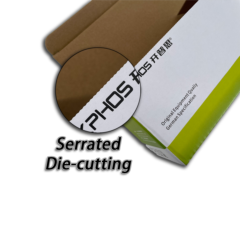 New Original Recyclable Corrugated Automotive Parts Packaging Boxes Custom Logo Embossed and Matt Laminated Folder Type
