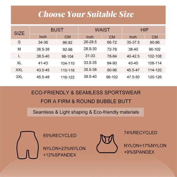 Recycled Sportswear Activewear Eco-Friendly Yoga Set for Women Leggings Fitness Set
