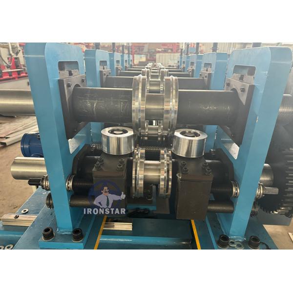 “India Standard Automatic Upright Rack Roll Forming Machine CType Pallet Beam Goods Shelf Profile Forming Machine Heavy Duty C Type Pallet Beam Roll Forming Machine Automatic Warehouse Storage Goods ”