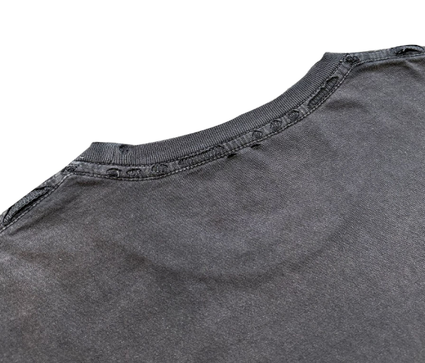 Men’s Washed Vintage Cotton T-Shirt 160G Oversized Casual Breathable Streetwear Tee