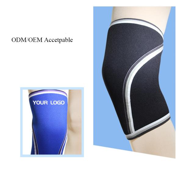 Neoprene sports knee pads SCR diving material knee pads weightlifting knee pads 7mm customizable