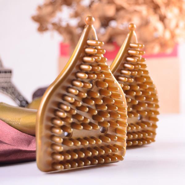 Body Massager Advantage Triangle Manual Meridian Massage Brush Gua Sha Pushing Board Magnetic Slimming Massager