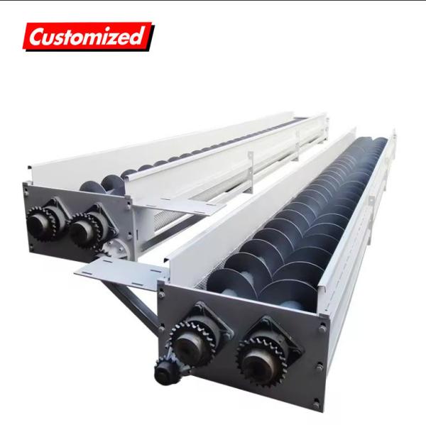 Carbon Steel Heat Transport Screw Auger Conveyor For Chemical Industry