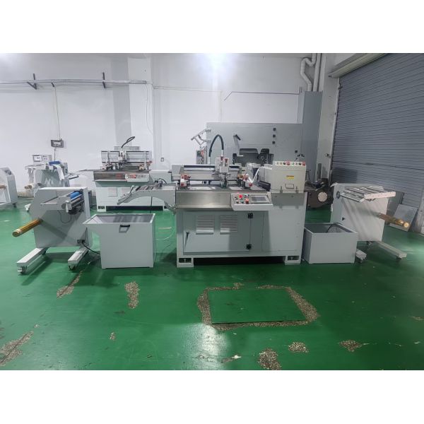 450mm Printed Area UV Screen Printing Machine with 8000time/hour Speed and 600mm*800mm Mesh Frame