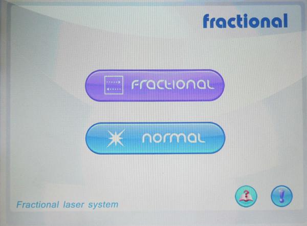 RF Metal Tube Fractional Co2 Laser For Acne Scars / Hircus / Wrinkle Removal