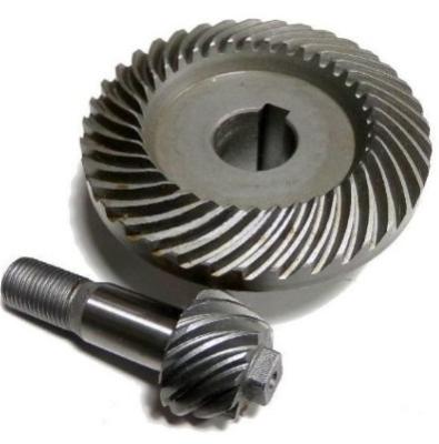High-Ratio Hypoid Gear Pair Involute Bevel Gear Worm Wheel Pinion