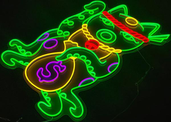 Presente do negócio da placa de Cat Neon Bar Signs Lighting da fortuna da cor do RGB