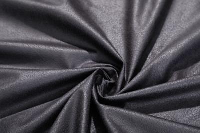 Coating Grey Faux Suede Fabric Polyester , Elastic Faux Microsuede Fabric