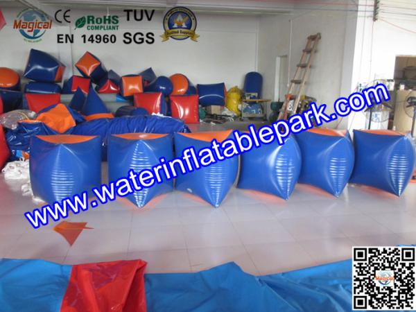 PVC Inflatable Paintball Bunker BUN51 With Durable Plastic Ground Stakes