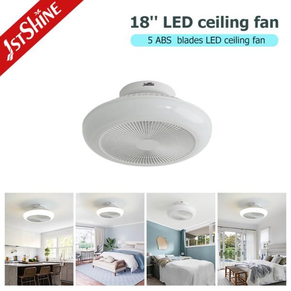 Ventilador de teto decorativo de 18 polegadas com luzes 6 opção de velocidade e funcionalidade dimmable