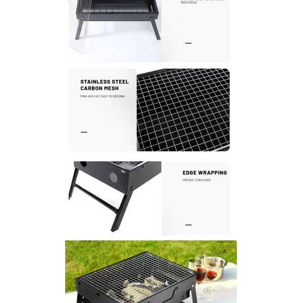Гриль барбекю складчатости гриля барбекю Cookware швырка портативный располагаясь лагерем располагаясь лагерем
