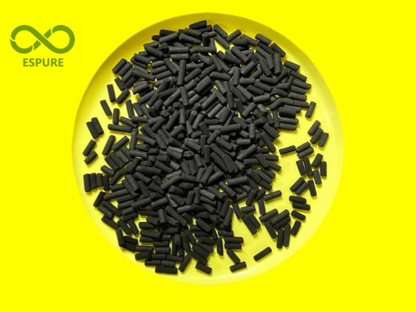 4mm Coal Base Impregnated Pellets Activated Carbon Raw Material For Acid Gas Filtration