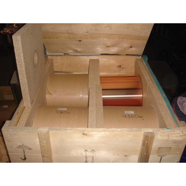 Cable Wrapping Shielding PET Coated Insulated Copper Foil High Malleability