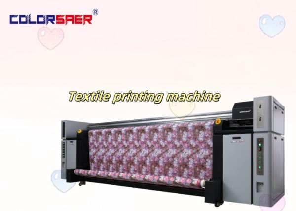 High Resolution Large Format Digital Inkjet Printer Direct To Textile