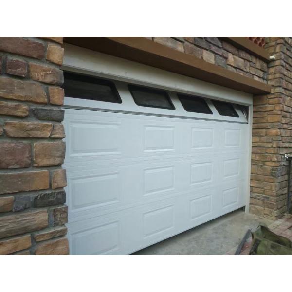 Изоляция Электрические гаражные двери Алюминиевый сплав Секционные подкатывающие гаражные двери