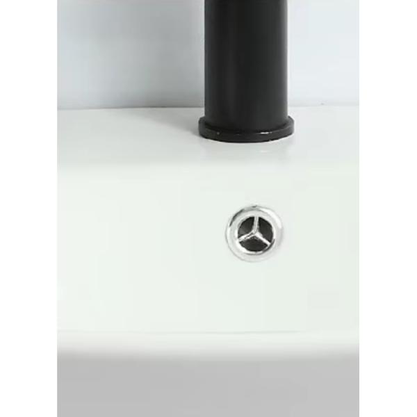 Lavabo en céramique suspendu au mur pour salle de bain, avec semi-colonne, pour le lavage des mains