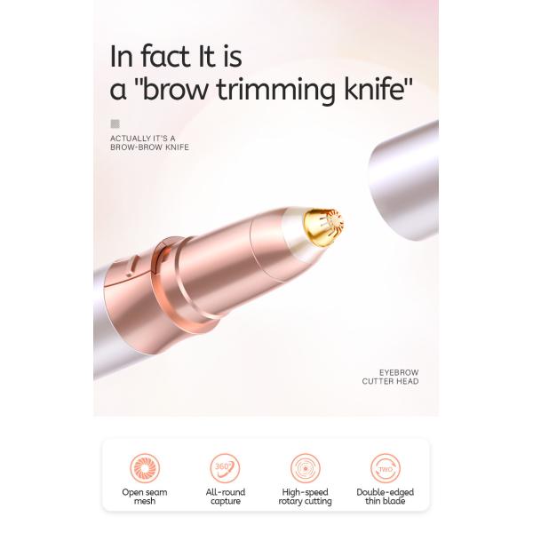 USB Rechargeable Painless Eyebrow Hair Remover For Eyebrow Painless