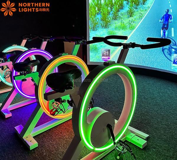 Kids Bicycle Playground Amusement Device Dynamic Outdoor Excise Facility