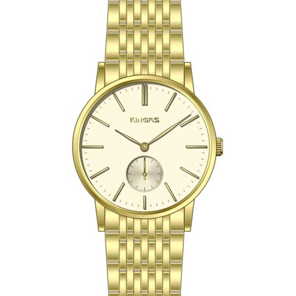 Quartz Man fashion silver stainless steel watch , men’s luxury watches