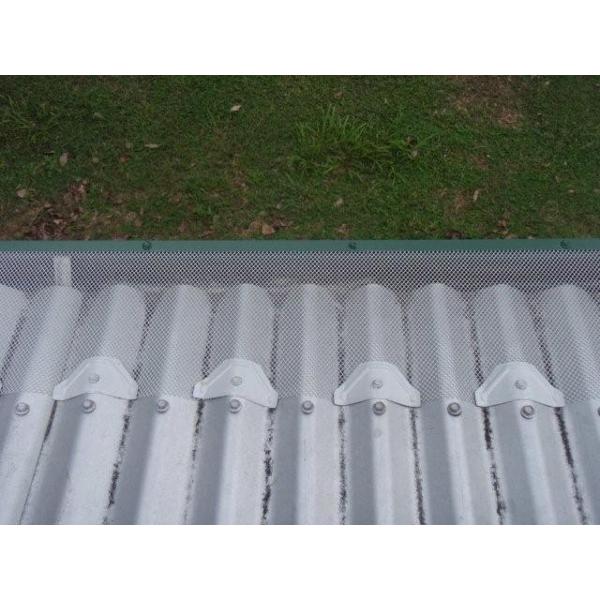 Powder Coated Leaf Covers For Gutters , Roof Protection 6 Inch Gutter Guards