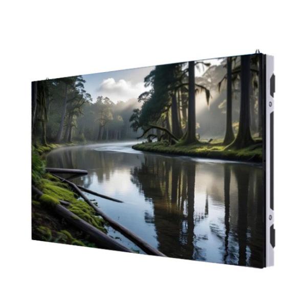 P1.25 Display LED de pequeño ancho COB 600x337.5mm Servicio frontal para cine en casa