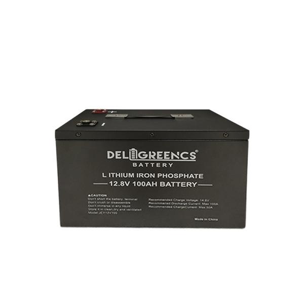 12V 100Ah LiFePO4 Battery Pack with 2000 Cycle Life for Motorhome and Camping