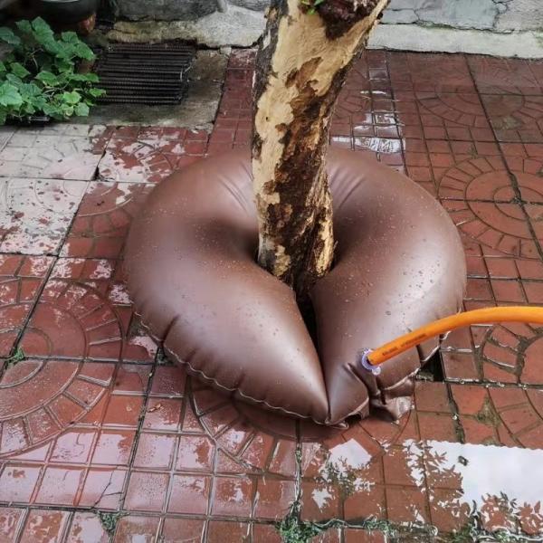 Saco de irrigação por gotejamento de PVC de liberação lenta de 15/20 galões para distribuição ótima de água