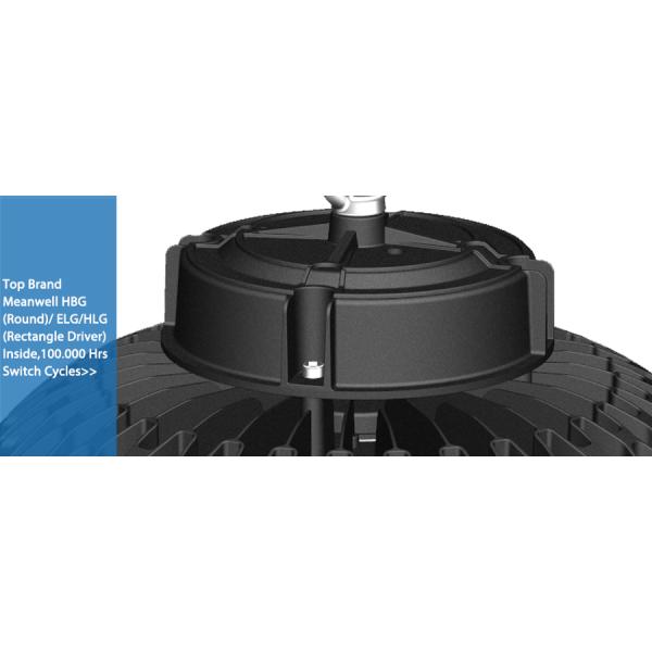 Прочный свет 150W AC100V залива СИД UFO высокий - белая крышка ПК 270V затемняя 1-10V