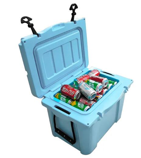 Caja de refrigeración de hielo de plástico para almacenar alimentos / bebidas