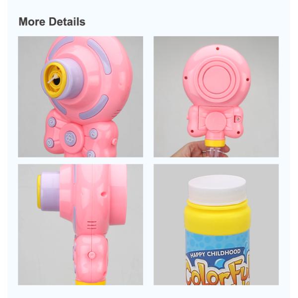 Пузырь формы леденца на палочке распыляет подарок игрушки 11*27cm для дня рождения детей