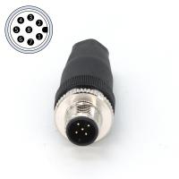Conjunto con cable de campo M12 Conector 8 Pin A Código Hombre IP67