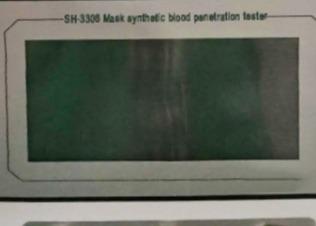 Stainless Steel Synthetic AC220V Blood Penetration Resistance Tester 20kPa