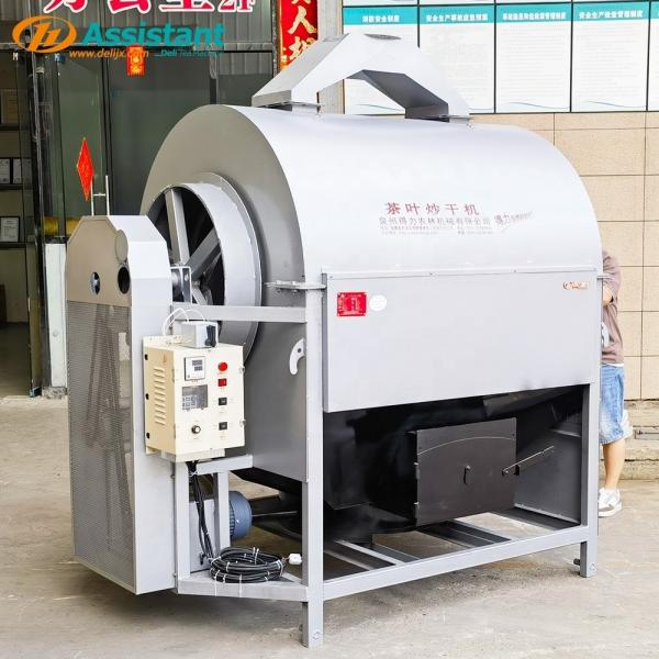 DL-6CSTP-CM110 Household Tea Roasting Drum Machine for Wood/Coal Heating Tea Fixation