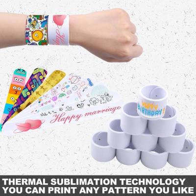 Promotional Printable Wrist Band Sublimation Slap Bracelet Personalized Slap Bracelets
