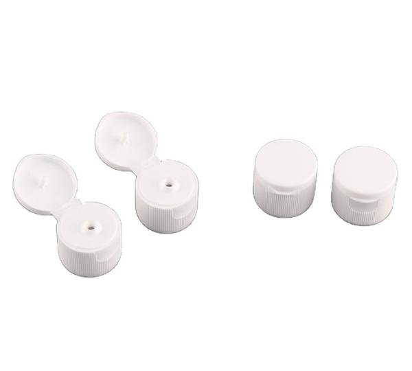 Durable White 24mm Cosmetic Bottle Caps