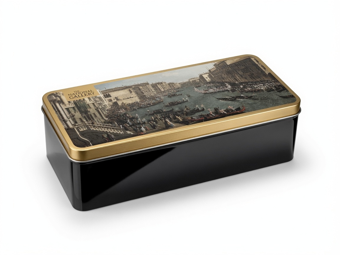 Dadi Weiye High-Quality Rectangular Storage Tin - Premium Metal Organizer with Secure Lid for Cookie, Cake, Biscuit, Chocolate
