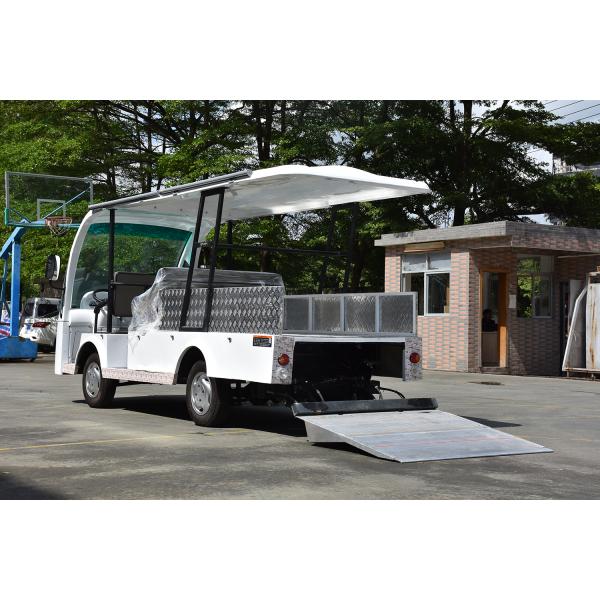 4 Seats Electric Utility Cargo Cart With Hydraulic Tail Lift 1000kg Payload