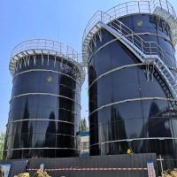 Décharge construisant une usine de biogaz de digesteur de biogaz
