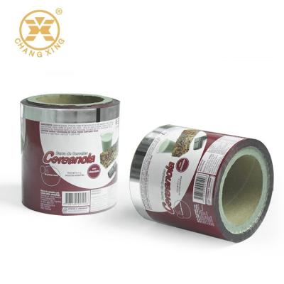 ODM laminado saco do rolo de filme do polietileno do PE 3in do AL do ANIMAL DE ESTIMAÇÃO da embalagem do chocolate das barras da proteína 1kg
