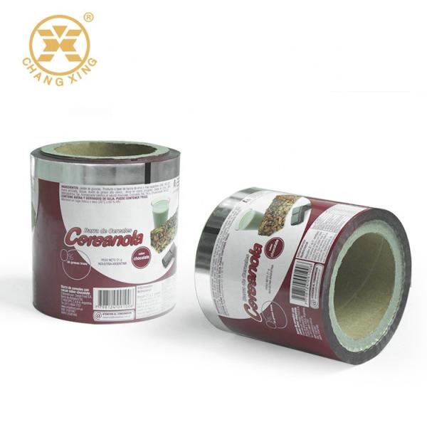 ODM laminado saco do rolo de filme do polietileno do PE 3in do AL do ANIMAL DE ESTIMAÇÃO da embalagem do chocolate das barras da proteína 1kg