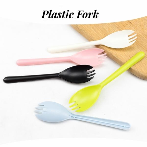 Length Plastic Spork Straight Style with Customized Request and Customization