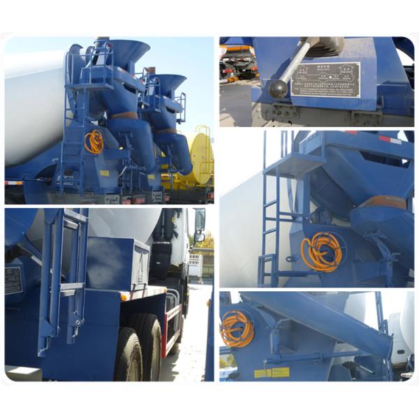 6x4 Self Loading Concrete Truck Mixer with 371HP Housepower and Hydraulic Mixer Machine